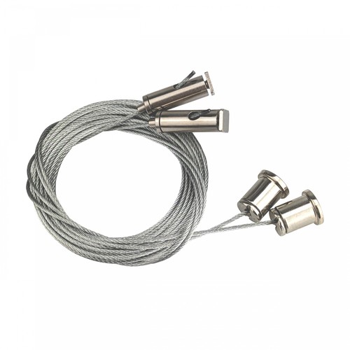 Kit de suspension 8m, lot de 2 - Acier galvanisé, hauteur réglable