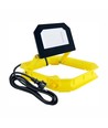 30W projecteur avec pied, enrouleur et crochet - Lampe de travail, câble de 3m, prise Schuko, IP65 extérieur