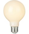 Ampoule LED globe E27 4,7W dimmable - G95, verre opale, filament, 2500K