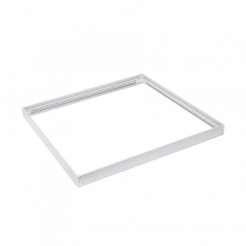 Cadre pour panneau LED 60x60 - Blanc, montage direct, hauteur 65mm
