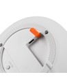 Lampe de table LED RGB rechargeable Ø12,8cm - Blanc, avec télécommande, IP54 extérieur