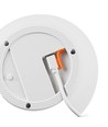 Lampe de table LED RGB rechargeable Ø12,8cm - Blanc, avec télécommande, IP54 extérieur