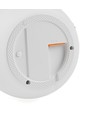 Lampe de table LED RGB rechargeable Ø13cm - Blanche, avec télécommande, IP54 extérieur