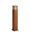 Borne de jardin Corten 11W - 70 cm, IP65 extérieur, source incluse