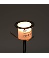 Lot de 10 spots encastrables sol - 0,5W, rond, acier inoxydable, complet avec alimentation
