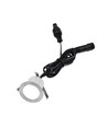 Lot de 10 spots encastrables sol - 0,5W, rond, acier inoxydable, complet avec alimentation
