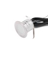 Lot de 10 spots encastrables sol - 0,5W, rond, acier inoxydable, complet avec alimentation
