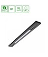 Plafonnier LED LEDlife WLD PLANK 20W/30W/40W - 120cm, CCT, 40°, noir, verre opale