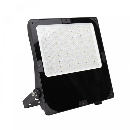 Projecteur LED 300W à puissance réglable - Éclairage asymétrique, IP66 extérieur, IK08, noir