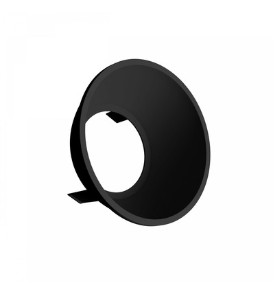 Réflecteur Orbito encastré ou en saillie, Ø11,5cm - Noir mat