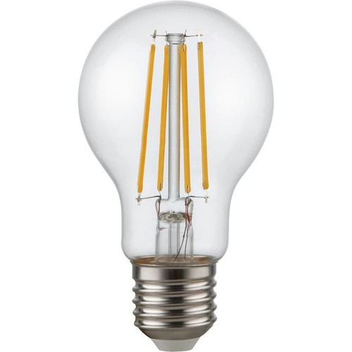 Ampoule LED E27 4,7W dimmable - A60, filament, 470lm, 2200K, verre clair