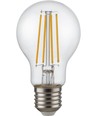 Ampoule LED E27 4,7W dimmable - A60, filament, 470lm, 2200K, verre clair