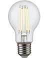 Ampoule LED E27 4,7W dimmable - A60, filament, 470lm, 2200K, verre clair
