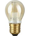 Ampoule LED E27 2,9W dimmable - Filament, G45, 2200K, verre doré