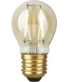 Ampoule LED E27 2,9W dimmable - Filament, G45, 2200K, verre doré