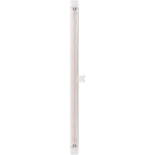 Ampoule LED S14d 4W dimmable - T30, filament spirale, 2200K, verre clair