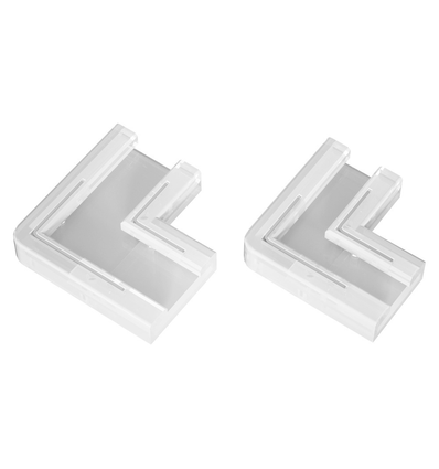Connecteur en L pour bande LED unie - 8 mm de large, 12V / 24V, COB