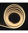 5m 8W/m 8x16 Neon Flex LED - 12V DC, IP67, Blanc chaud