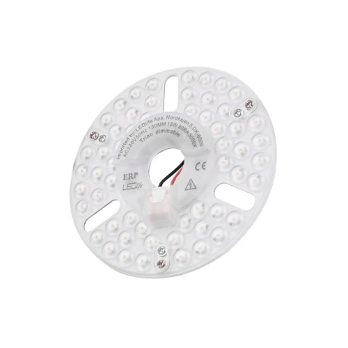 Module LED 13cm / 18W dimmable avec lentilles - Sans scintillement, remplace G24, tubes circulaires et tubes compacts