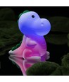 Veilleuse Dinosaure MOCHI en silicone souple - rechargeable, changement de couleur + blanc chaud