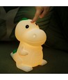 Veilleuse Dinosaure MOCHI en silicone souple - rechargeable, changement de couleur + blanc chaud