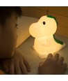 Veilleuse Dinosaure MOCHI en silicone souple - rechargeable, changement de couleur + blanc chaud