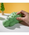 Veilleuse crocodile MOCHI en silicone souple - rechargeable, changement de couleur + blanc chaud