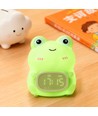 Veilleuse Grenouille MOCHI avec horloge en silicone souple - rechargeable, changement de couleur + blanc chaud