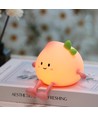 Veilleuse Pêche MOCHI en silicone souple - rechargeable, tactile dimmable