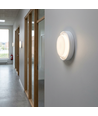 Applique murale LED 10W Pastilo CCT - IP54, IK10, 120lm/W, Ø18cm, 3-en-1 CCT, blanc, extérieur/intérieur