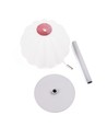 Lampe de table LED RGB rechargeable - Blanc, télécommande incl., IP20 intérieur