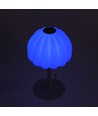 Lampe de table LED RGB rechargeable - Blanc, télécommande incl., IP20 intérieur