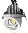 Downlight 35W Ø16,5cm - Découpe : Ø15,5 cm, Dimensions : Ø16,5 cm, Angle réglable