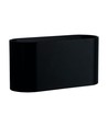 Squalla G9 applique murale - Noir, aluminium, IP20 intérieur, sans source lumineuse