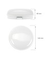 Applique murale LED Technic 8W - IP54, IK10, ronde, blanche, source lumineuse incluse
