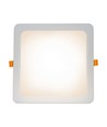 Dalle LED encastrable 24W 22 x 22 cm - IP54 extérieur, découpe : 19,5 x 19,5 cm, dimensions : 22 x 22 cm