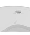 Plafonnier 18W Nymphea Black & White - Ø25cm, IP54, CCT, 130lm/W, bord noir/blanc