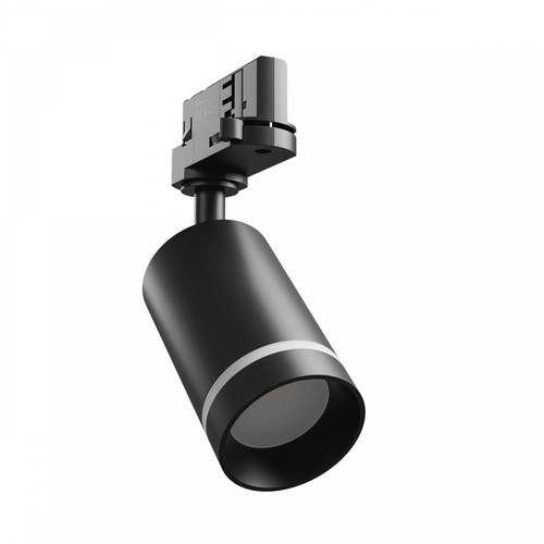 Spot sur rail 3 phases MADARA MINI II - Noir, GU10, IP20, sans source