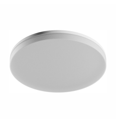 Plafonnier LED CCT 20/30/40W - 3 couleurs, Ø33cm, Hauteur: 5cm, IP44, bord blanc