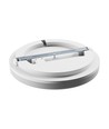 Plafonnier LED CCT 20/30/40W - 3 couleurs, Ø33cm, Hauteur: 5cm, IP44, bord blanc