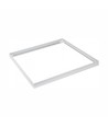 Cadre pour panneau LED 60x60 - Montage rapide, coins en plastique, sans vis apparentes, bord blanc