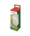 Ampoule LED E14 4W flamme - C37, 400lm, 2700K, blanc opale, COG filament