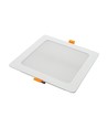 Panneau LED encastrable 18W 17x17cm - IP54 extérieur, découpe : 14,5 x 14,5 cm, dimensions : 17 x 17 cm