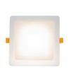 Panneau LED encastrable 18W 17x17cm - IP54 extérieur, découpe : 14,5 x 14,5 cm, dimensions : 17 x 17 cm