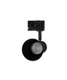 Spot sur rail triphasé MADARA SCANDI pour GU10 - Noir, aluminium, sans source lumineuse, 3F4W