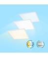 Panneau LED 60x60, 30W/40W/48W - CCT, 120lm/W, 5 ans de garantie, bord blanc