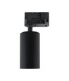 Spot sur rail triphasé GU10 Madara Altro - Noir, sans source lumineuse