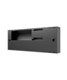 Applique murale 6W Encanta Asymmetric CCT - IP54, noir, 750lm, 3 couleurs de lumière, façade/extérieur