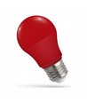Ampoule LED rouge E27 4,9W - A50, dépolie