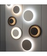 Applique/Plafonnier Piatta 18W Ø24cm - IP44, noir, CCT, intérieur / extérieur, source lumineuse incl.